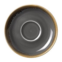 Kiln Cappuccino Dishes | Gray | 16cm | 6 pieces