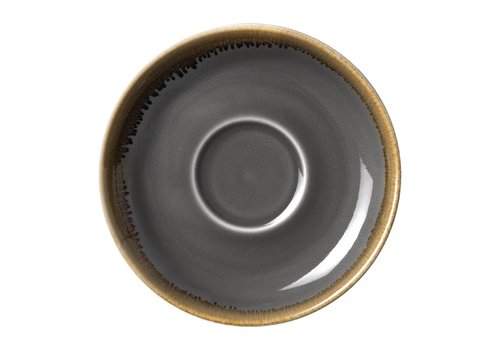  Olympia Kiln Cappuccino Saucers | Grey | 16cm | 6 pieces 