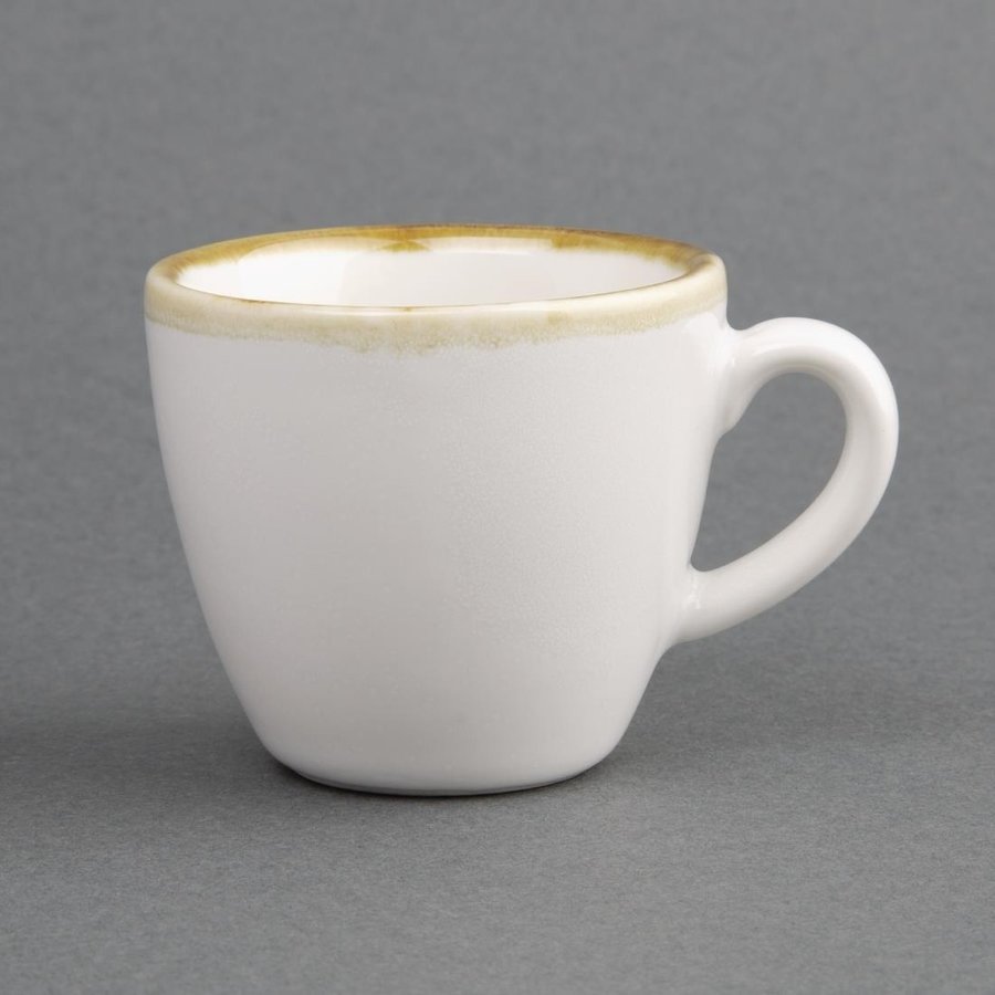 Tasses à expresso Kiln | Blanc craie | 8,5 cl | 6 pièces