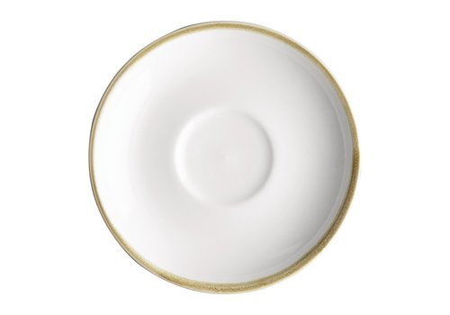 Olympia Plats à cappuccino Kiln | Blanc craie | 16 cm | 6 pièces 