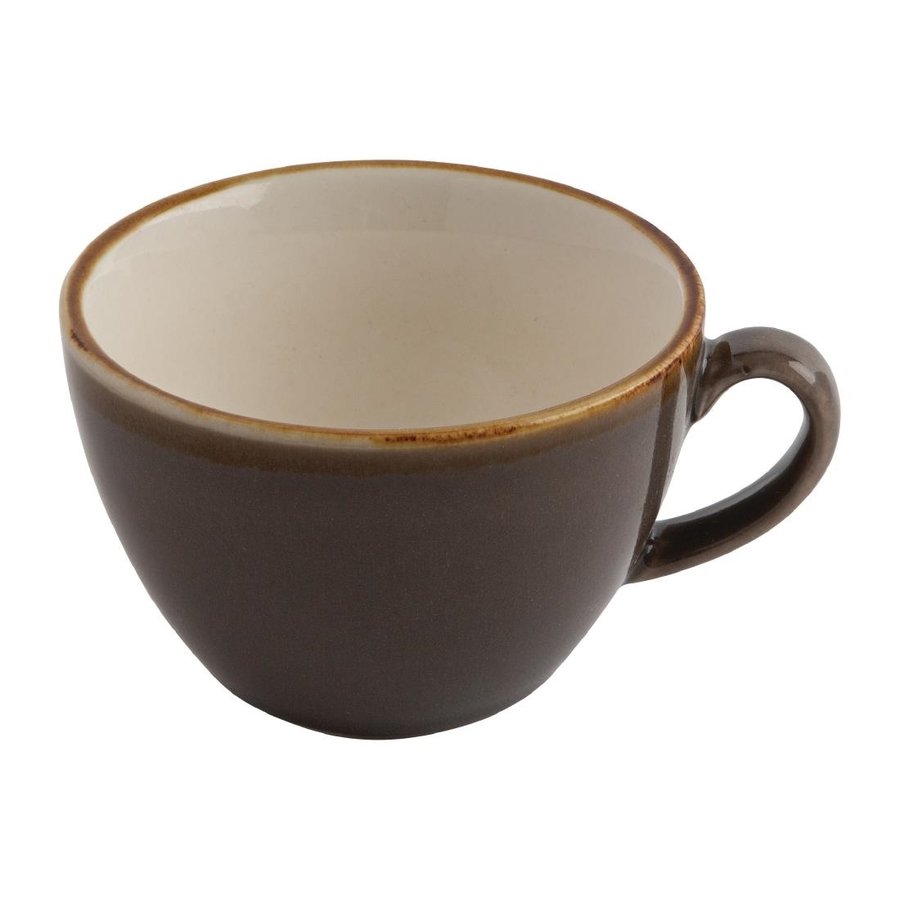 Kiln Cappuccino Cups | Gray | 34cl | 6 pieces