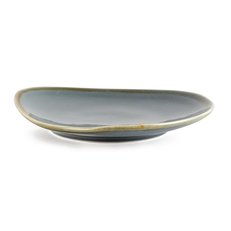 Dreieckige Ofenplatten | Blau | 28 cm | 6 Stück