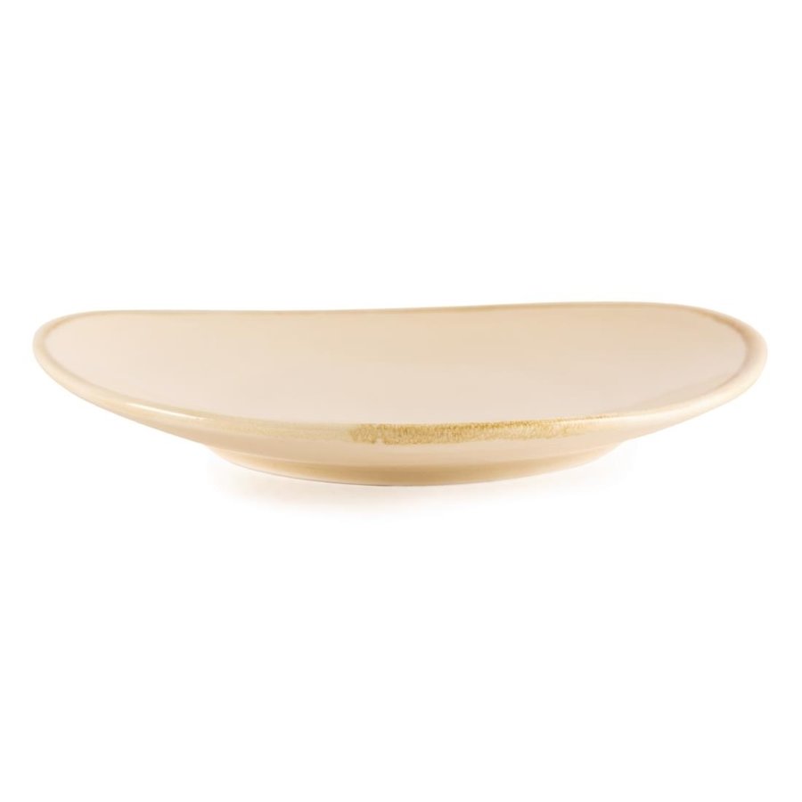 Kiln Triangular Plates | Sandstone | 28cm | Pack of 4