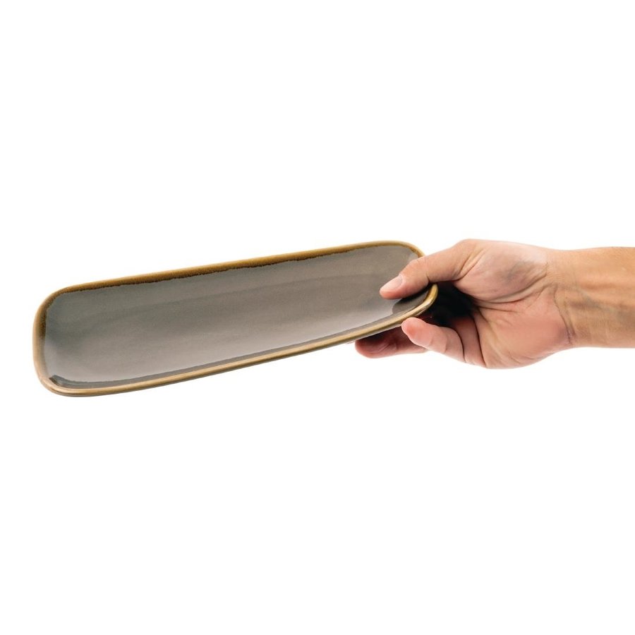 Petits plats de service pour four | Gris | 26 cm | 6 pièces