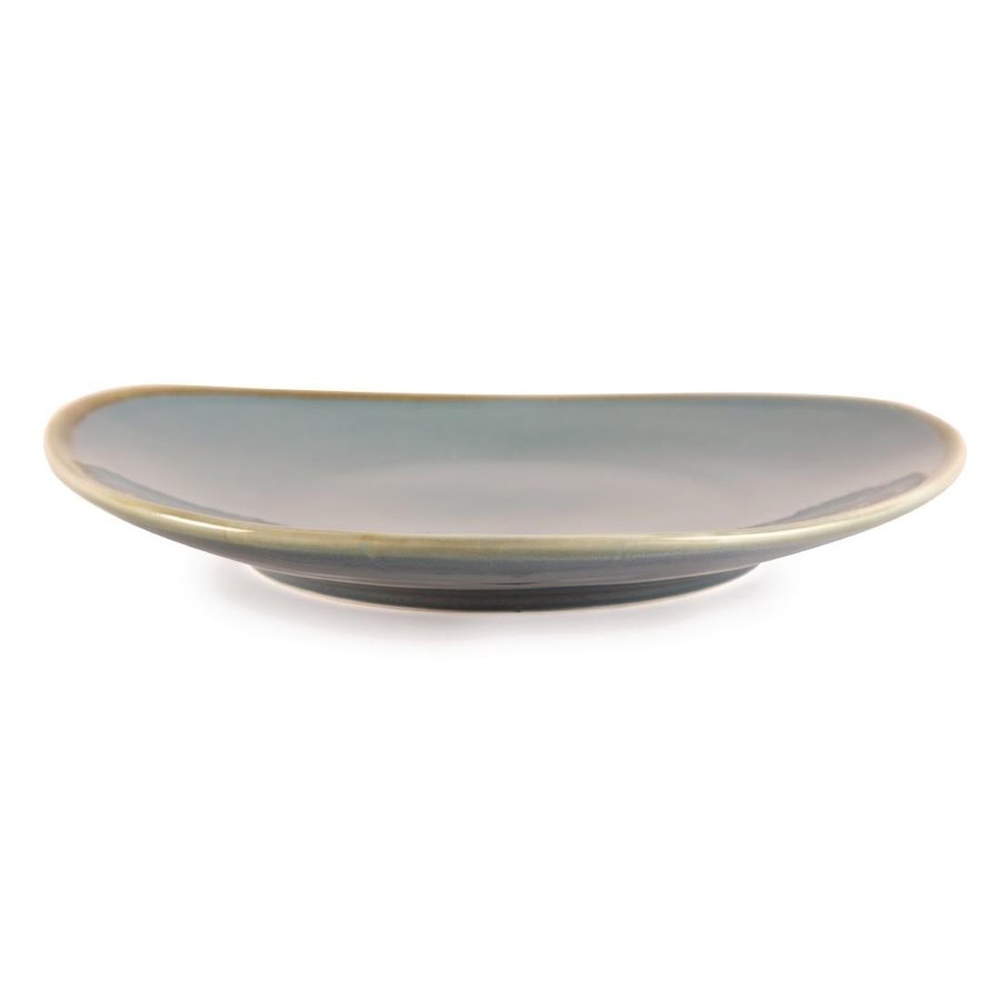 Kiln Triangular Plates | Blue | 23cm | Pack of 6