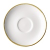 Olympia Kiln Cappuccino Saucers | Chalk White | 14Ø cm | 6 pieces