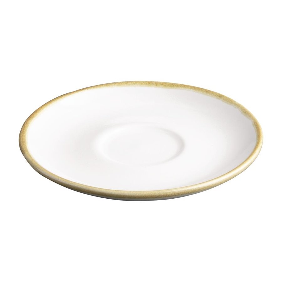 Plats à cappuccino Kiln | Blanc craie | 14Ø cm | 6 pièces