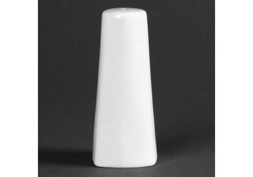  HorecaTraders Lumina salt shakers | 6 pieces | White 
