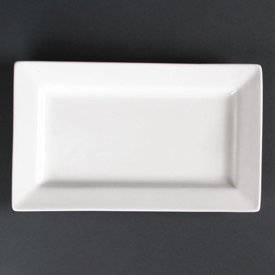 Bols rectangulaires Lumina | bord large | 25,7 x 15,5 cm | 4 pièces