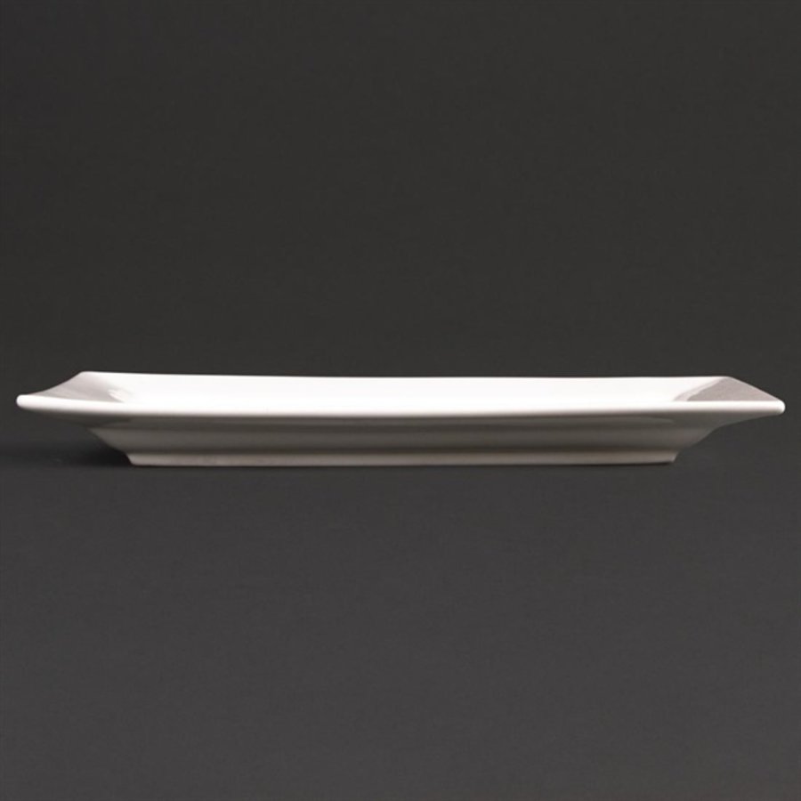 Bols rectangulaires Lumina | bord large | 25,7 x 15,5 cm | 4 pièces