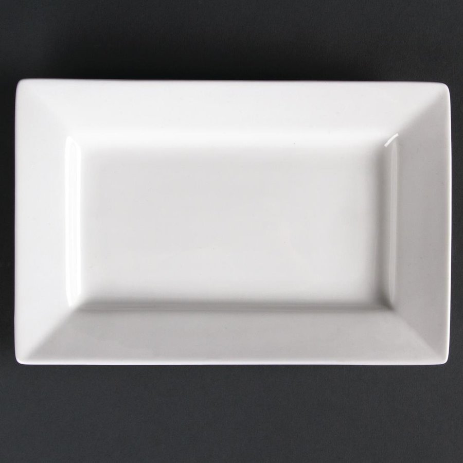 Bols rectangulaires Lumina | bord large | 20x13cm | 6 pièces