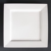 Assiettes carrées Lumina | 26,5 cm | 4 pièces