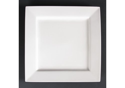  Olympia Assiettes carrées Lumina | 26,5 cm | 4 pièces 