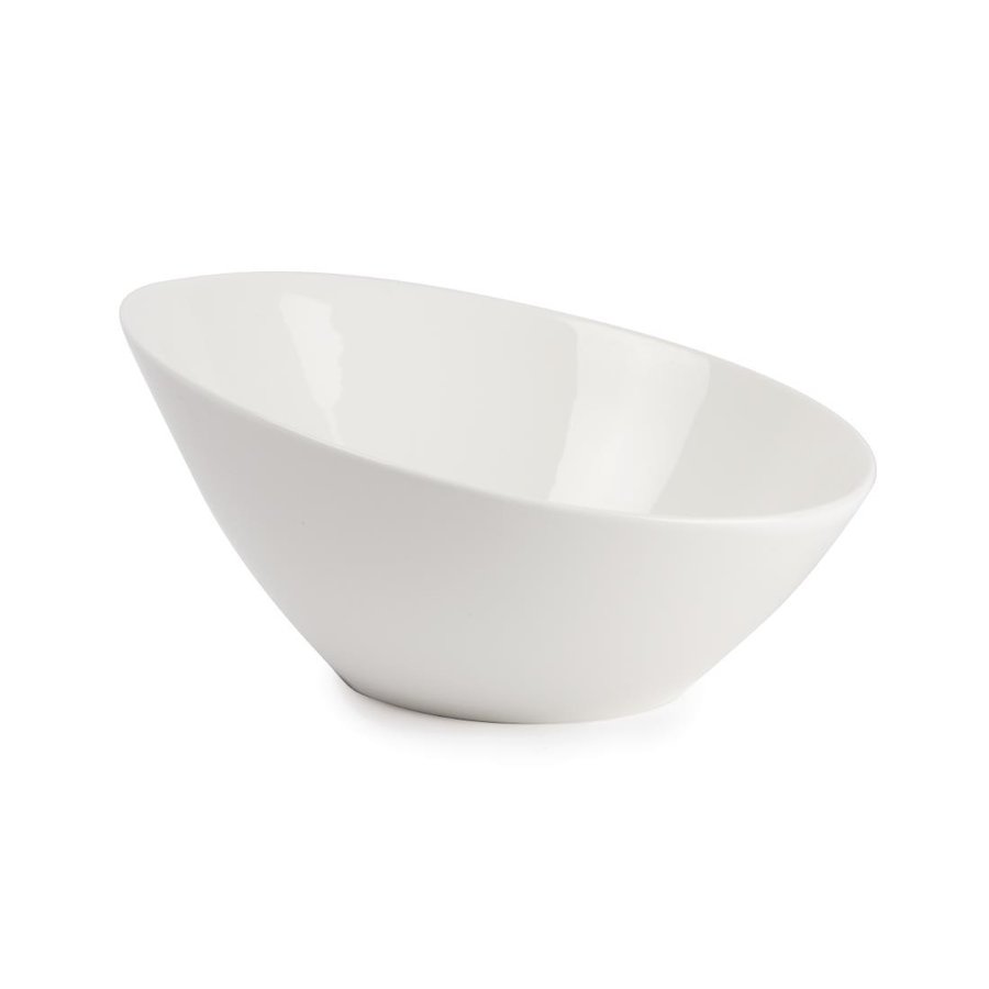 Bols ovales inclinés Lumina | 20,2 cm | 6 pièces