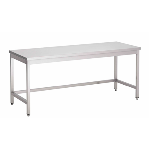 HorecaTraders Werktafel zonder onderblad | RVS | 2000(l)x600(d)x880(h)mm 
