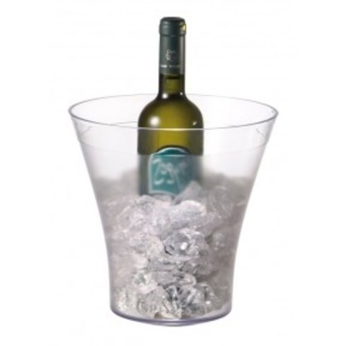  HorecaTraders Seau à vin en plastique transparent 