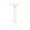 HorecaTraders Table de bar | Monaco | Blanc | Ø70 cm