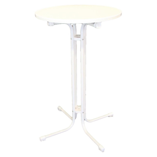  HorecaTraders Standing table | Monaco | White | Ø70 cm 