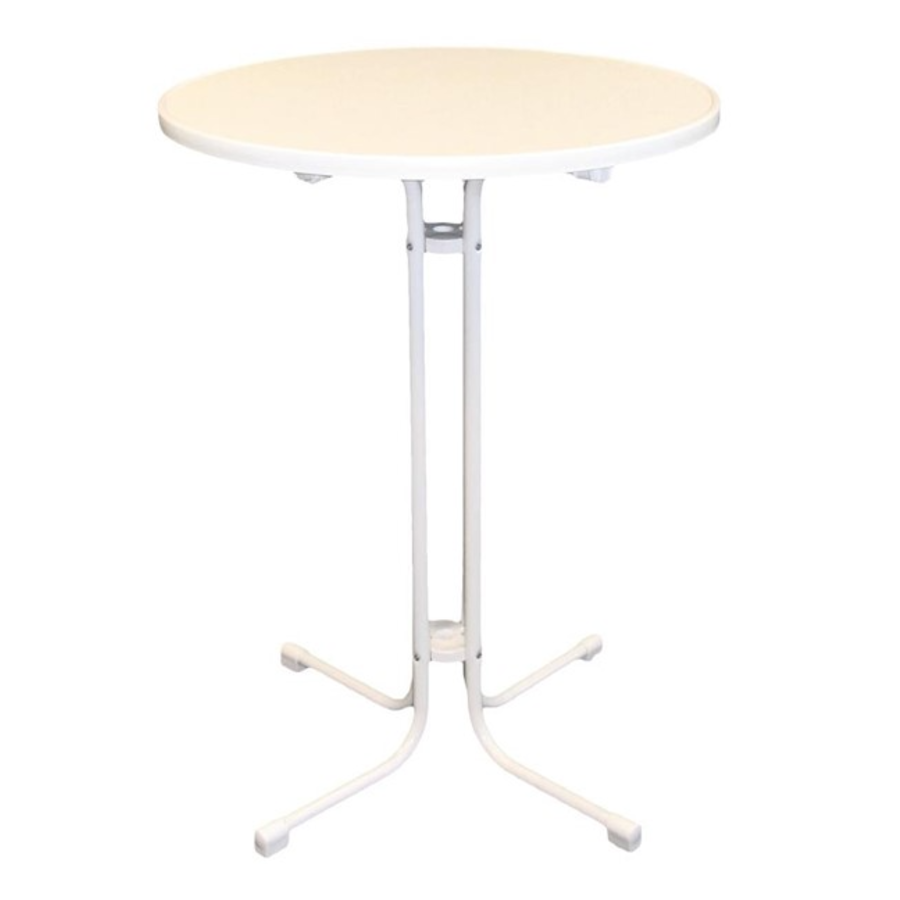 Table de bar | Monaco | Blanc | Ø80 cm