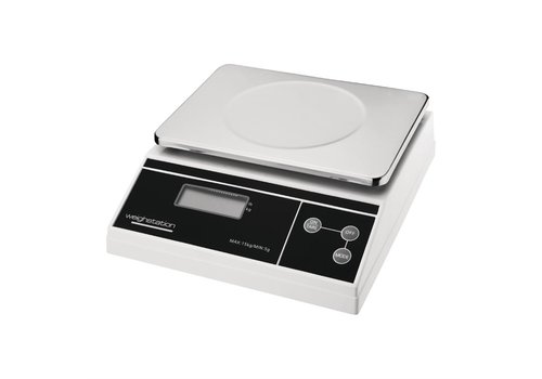  HorecaTraders Balance numérique | 15kg-5gr | Adaptateur inclus 