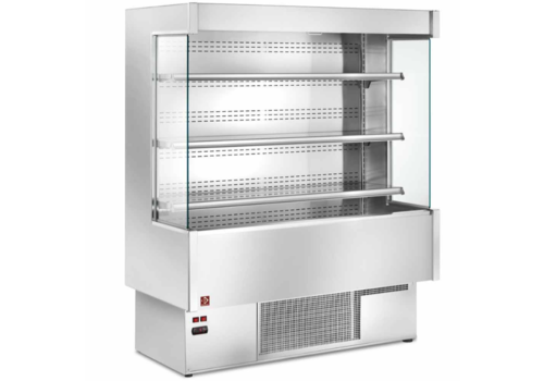  HorecaTraders Refrigerated wall unit | Stainless steel | 226 KG | 3.02 mÂ³ | 1800 x 735 x 1820 mm 