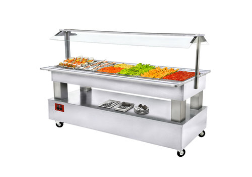  HorecaTraders Buffet | Salad bar | chilled | 6x GN 1/1-150 