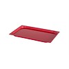 HorecaTraders Tablett Rot 530X325 mm 10 Stück