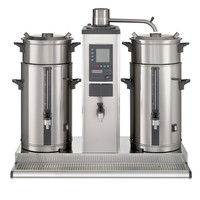 Round filter coffee machine | separate hot water tap | 10L | 2 containers