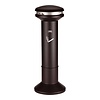 Rubbermaid Rauchersäule | Schwarz | Metall | 39,4 x 105,4 cm