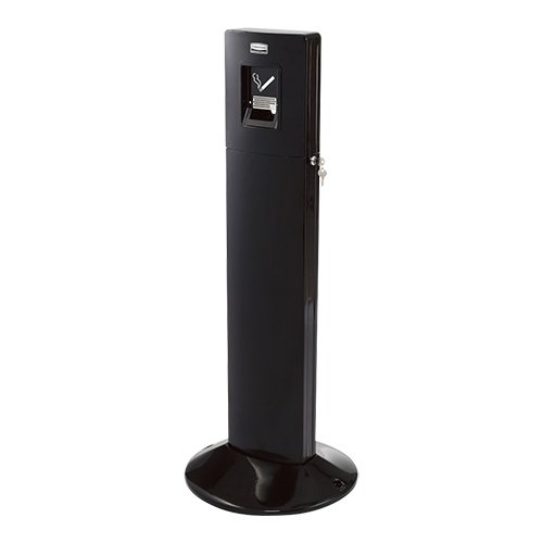  Rubbermaid Smokers Column | Black | Metal | 108.7(H)x 42.7(D) cm 