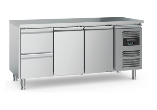  Ecofrost Établi cool | 2 armoires, 2 tiroirs | Pieds réglables 