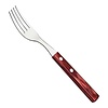 HorecaTraders Steak Fork | Tramontina | stainless steel | Wood | 19 cm