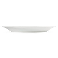Catering plates white wide edge 23 cm (12 pieces)