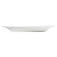 Catering-Teller weiß breiter Rand 23 cm (12 Stück)
