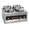 Chauffe-plats | acier inoxydable | 4,5 L | 20 kg | 50,3 x 50,3 x 29 cm
