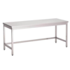 Combisteel Stainless Steel Work Table | Extra Long Leaf | 60 cm Deep - 7 Formats