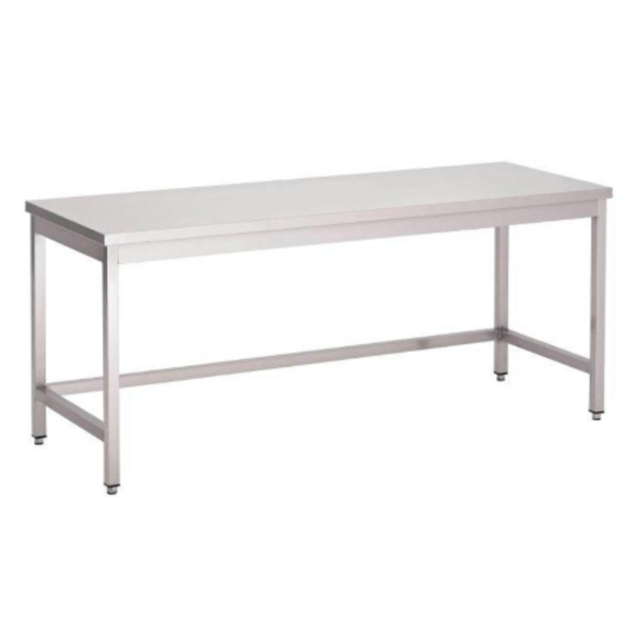 RVS Werktafel | Extra lang Blad | 60 cm Diep - 7 Formaten