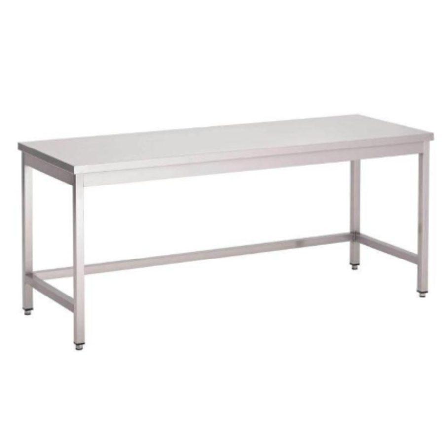 Stainless Steel Work Table | Extra Long Leaf | 60 cm Deep - 7 Formats