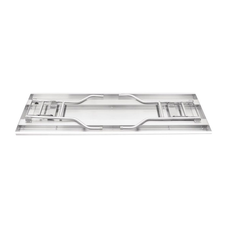 Table de travail | acier inoxydable | Pliable | 21,6 kg | 1830 x 610 x 780 mm