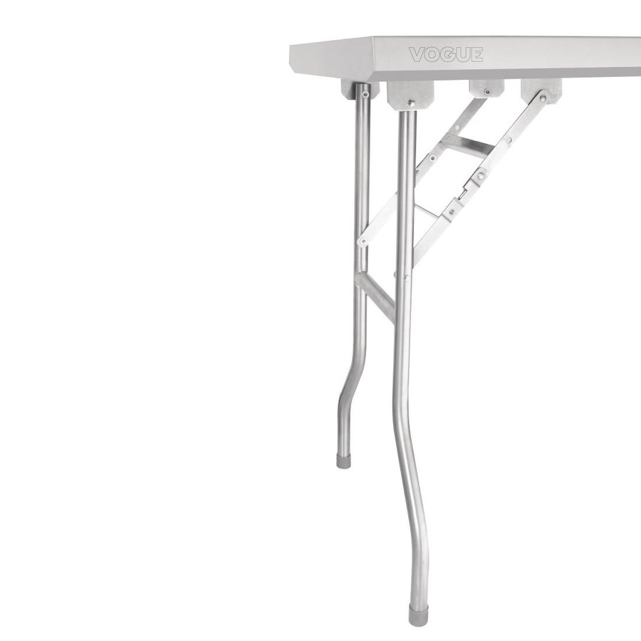 Table de travail | acier inoxydable | Pliable | 21,6 kg | 1830 x 610 x 780 mm