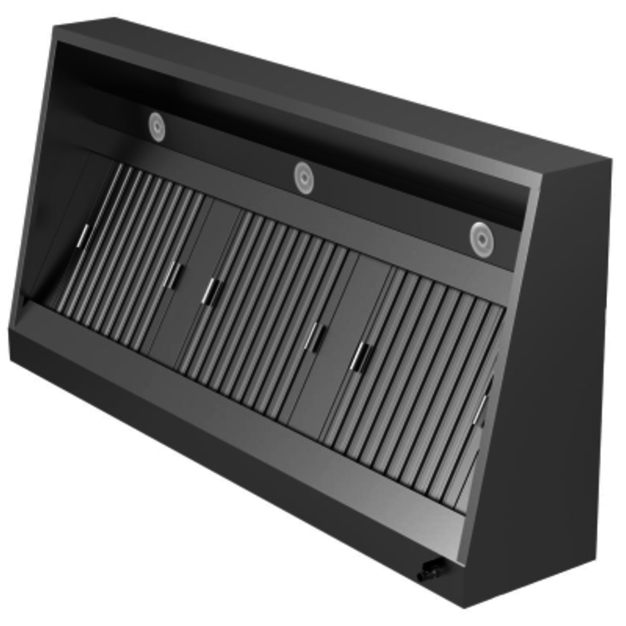 Extractor hood | 2000 x 700 x 400 mm | Wall model