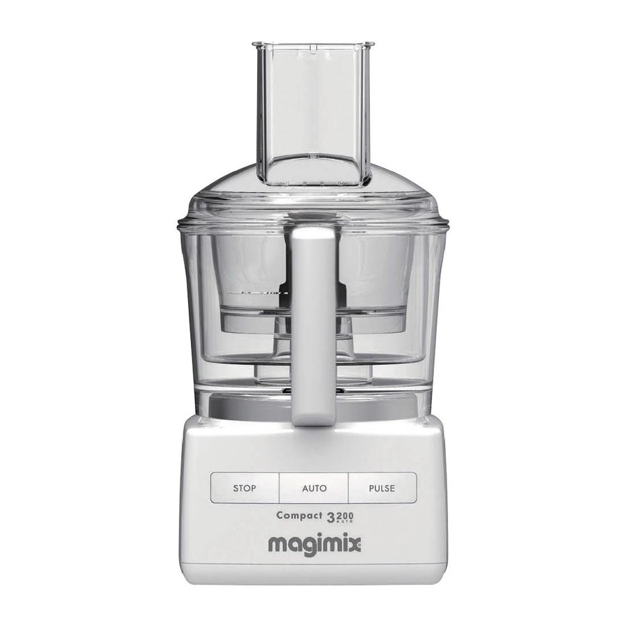 3200 Compact Food Processor | 2.6L| White