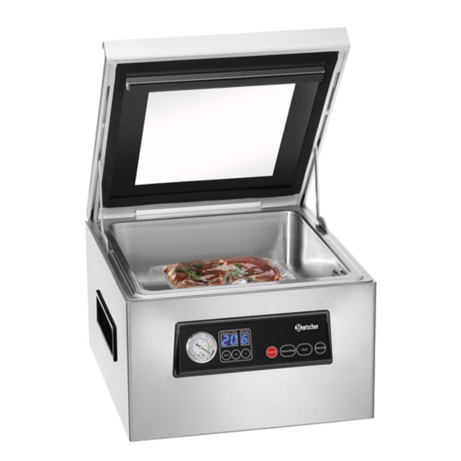 Appareil à vide K 300/60L | acier inoxydable | 305 x 320 x 90 mm