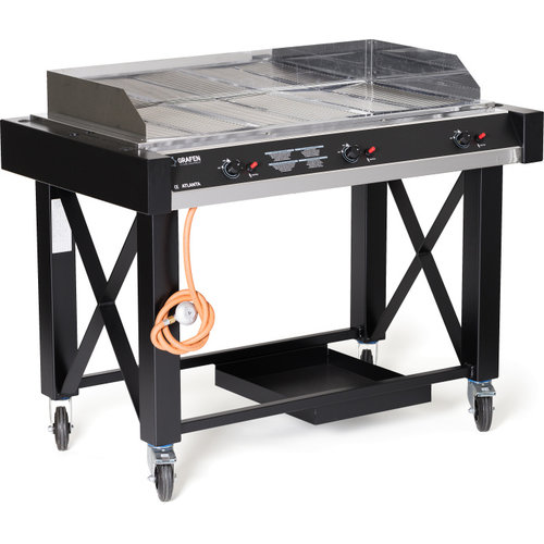  Hendi Gas barbecue Atlanta | 1285x770x(H)917 mm | RVS 