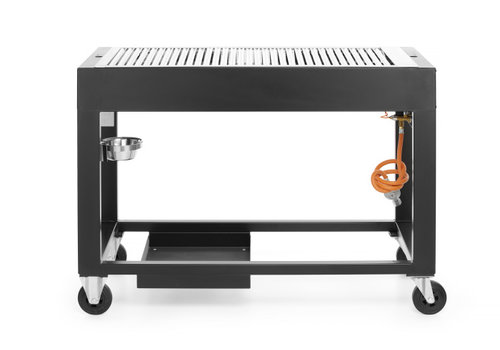  Hendi Barbecue à gaz Inferno | 1260 x 580 x 900 | Acier inoxydable 