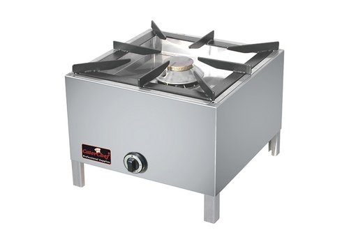 CaterChef  Cuisinière à gaz | 11000W | acier inoxydable | 40 x 54 x 54 cm 