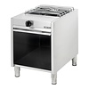 HorecaTraders Gas hobker | 9000W | stainless steel | 67 x 50 x 62.5 cm