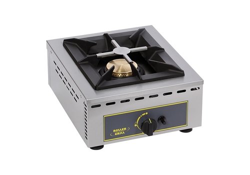  Roller Grill  Cuisinière à gaz | 7000W | acier inoxydable | 19,5 x 37 x 51 cm 