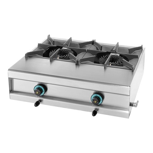  HorecaTraders Gas cooker | 20000W | stainless steel | 25x74x60cm 