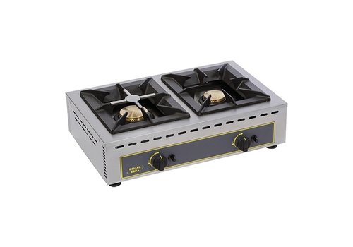  Roller Grill  Cuisinière à gaz | 12000W | acier inoxydable | 19,5 x 69 x 51 cm 
